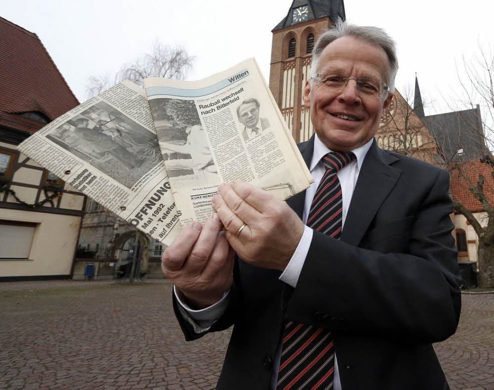 Werner Rauball stand oft in Wittener Zeitungen.