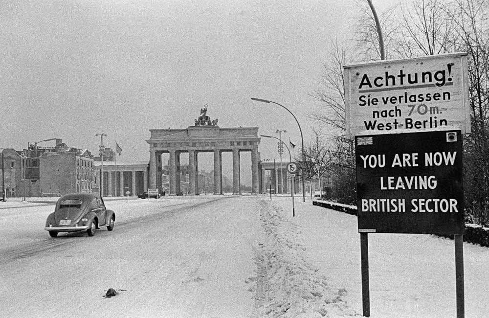 Brandenburger Tor, West-Berlin 1959