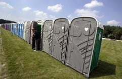 Mobile Toiletten (Foto: dpa)