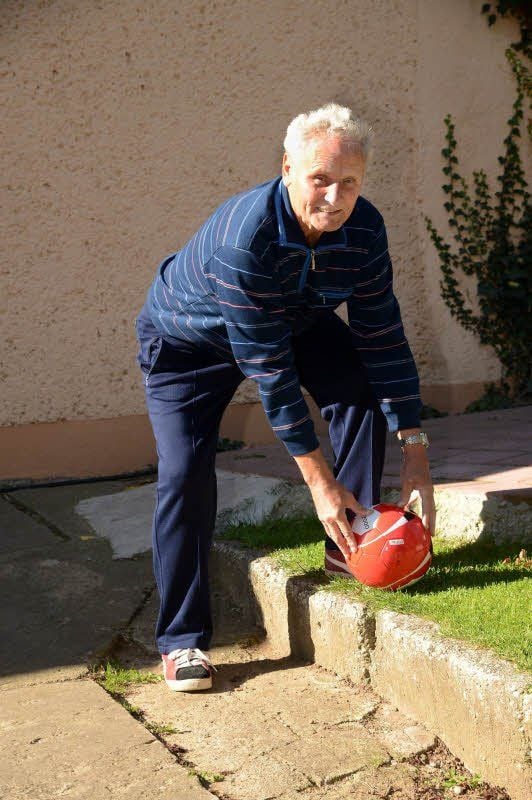 Horst Borrmann, ehemaliger Stürmer des 1. FC Zeitz