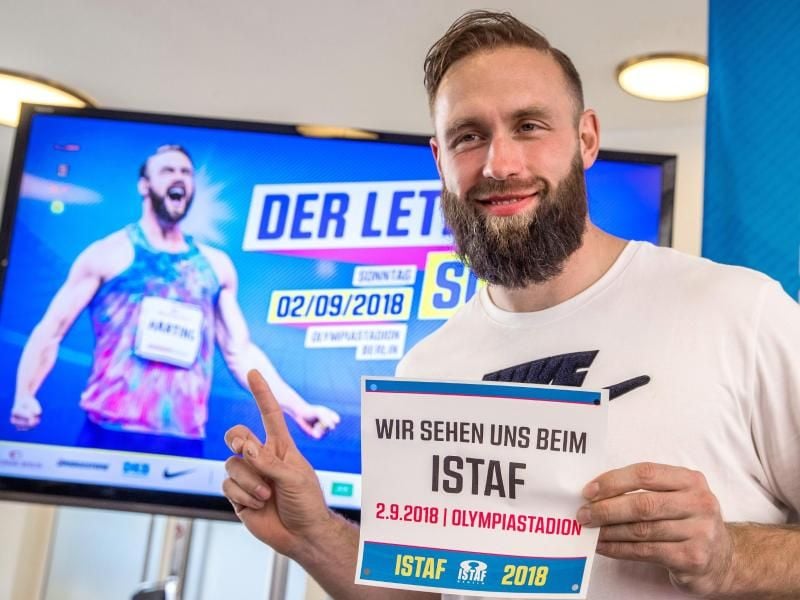 Beim ISTAF in Berlin gibt Robert Harting seine Abschiedsparty. Foto: Jens Büttner