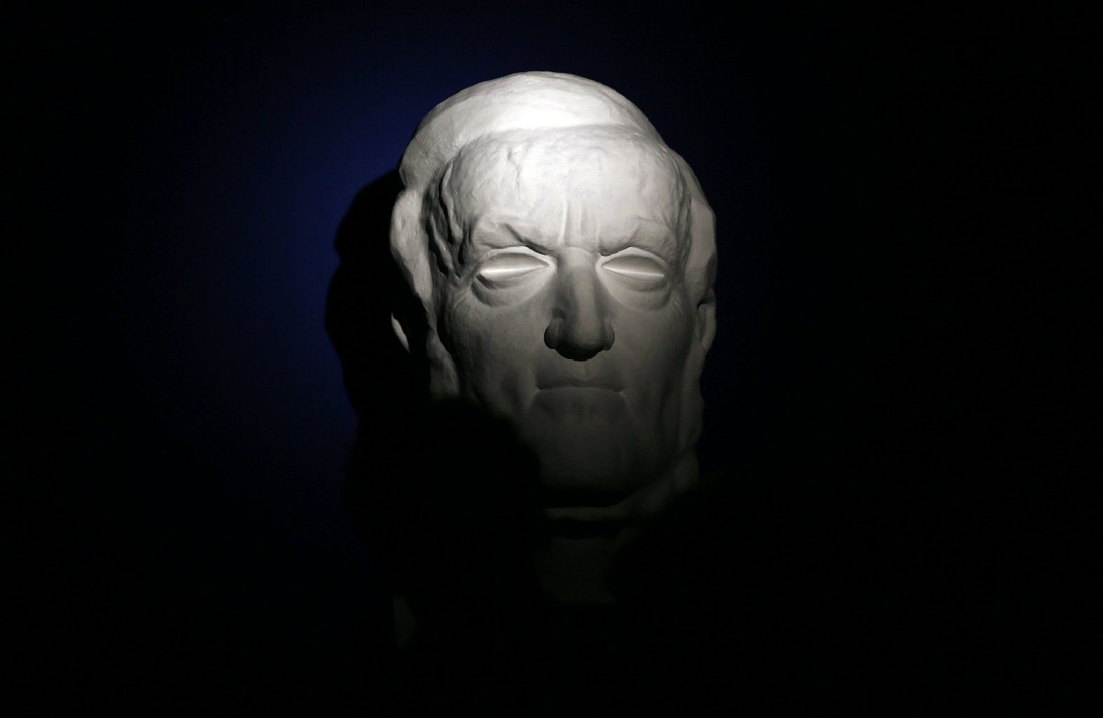 Eine Richard-Wagner-Büste steht am 13.05.2013 in der neuen Dauerausstellung über den Komponisten in seiner Geburtsstadt Leipzig.