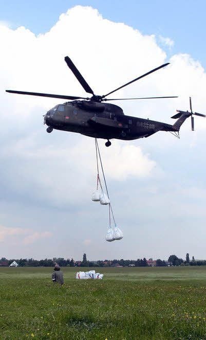 Am Wochenende wurden die Big Bags in Pouch aufgeladen.