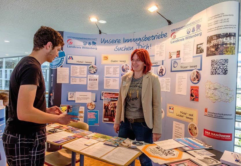 Jacqueline Noack berät für die Kreishandwerkerschaft.