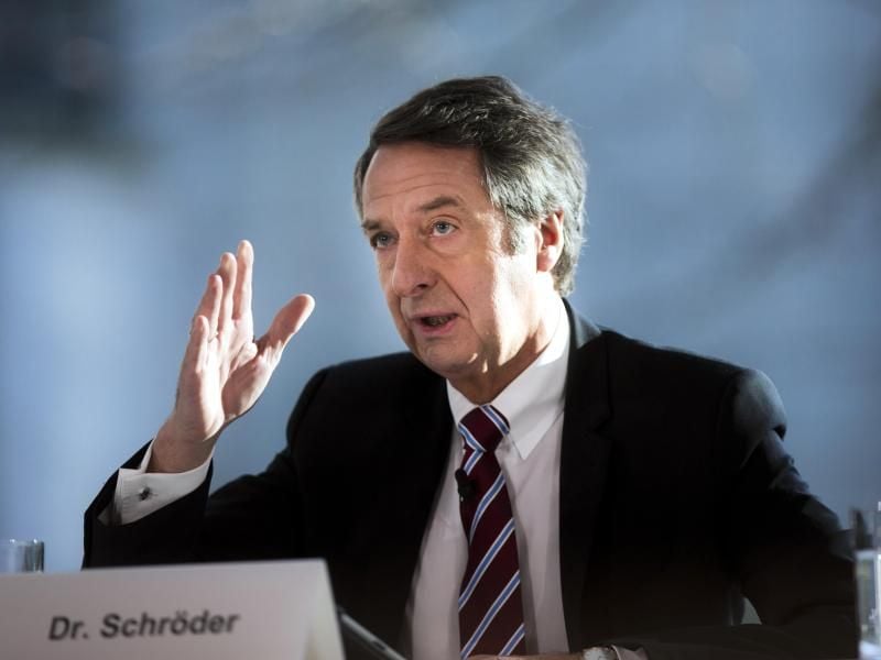 Ulrich Schröder, Ex-Vorstandsvorsitzender der KfW. Foto: Frank Rumpenhorst/Archiv