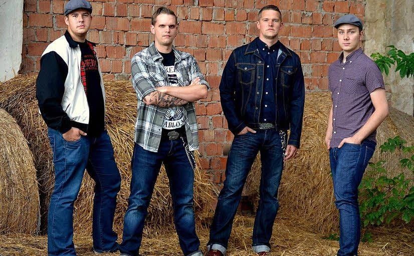 Sie sind die Deutschrock-Band „Ohrentod“: Dennis Lippert, Felix Heisgen, Stephan Sobotta und Florian Pahlow (v.l.n.r.).