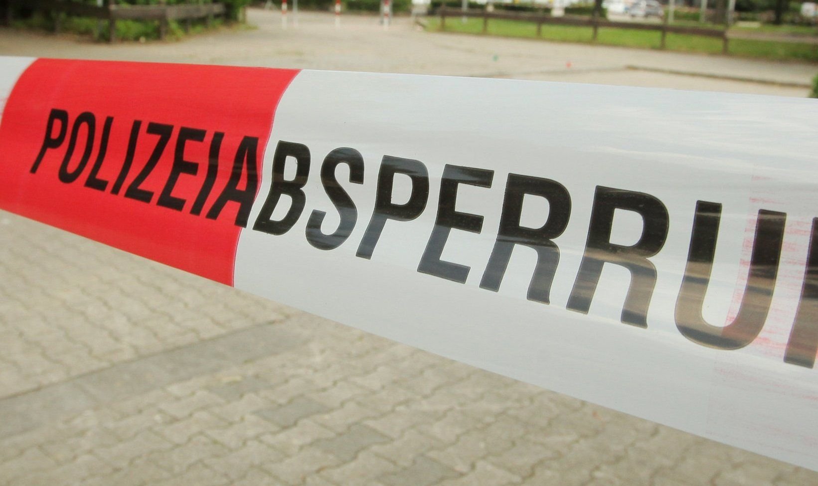 Absperrband der Polizei