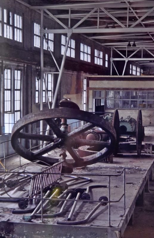 Maschinenhalle in Bitterfeld