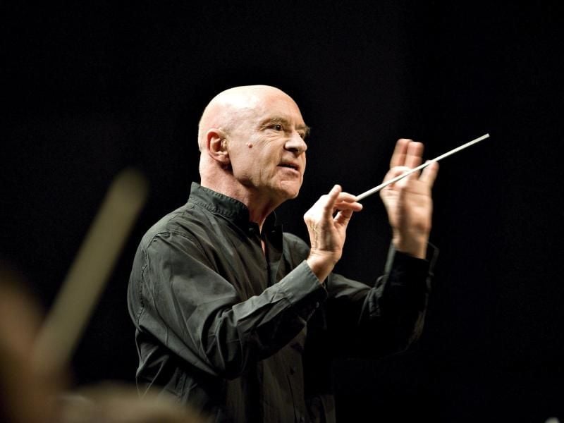 Der deutsche Dirigent Christoph Eschenbach. Foto: epa Scanpix Henning Bagger/Archiv