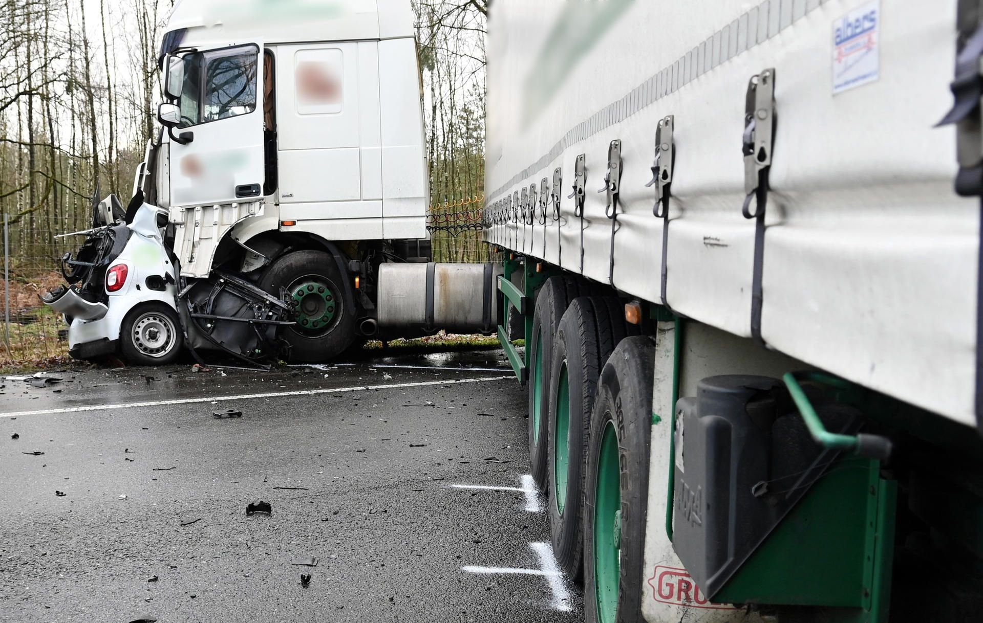Bei einem Unfall in der Nähe von Schermbeck ist ein Mensch gestorben.
