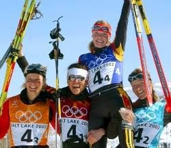 Deutsche Gold-Langlauf-Staffel