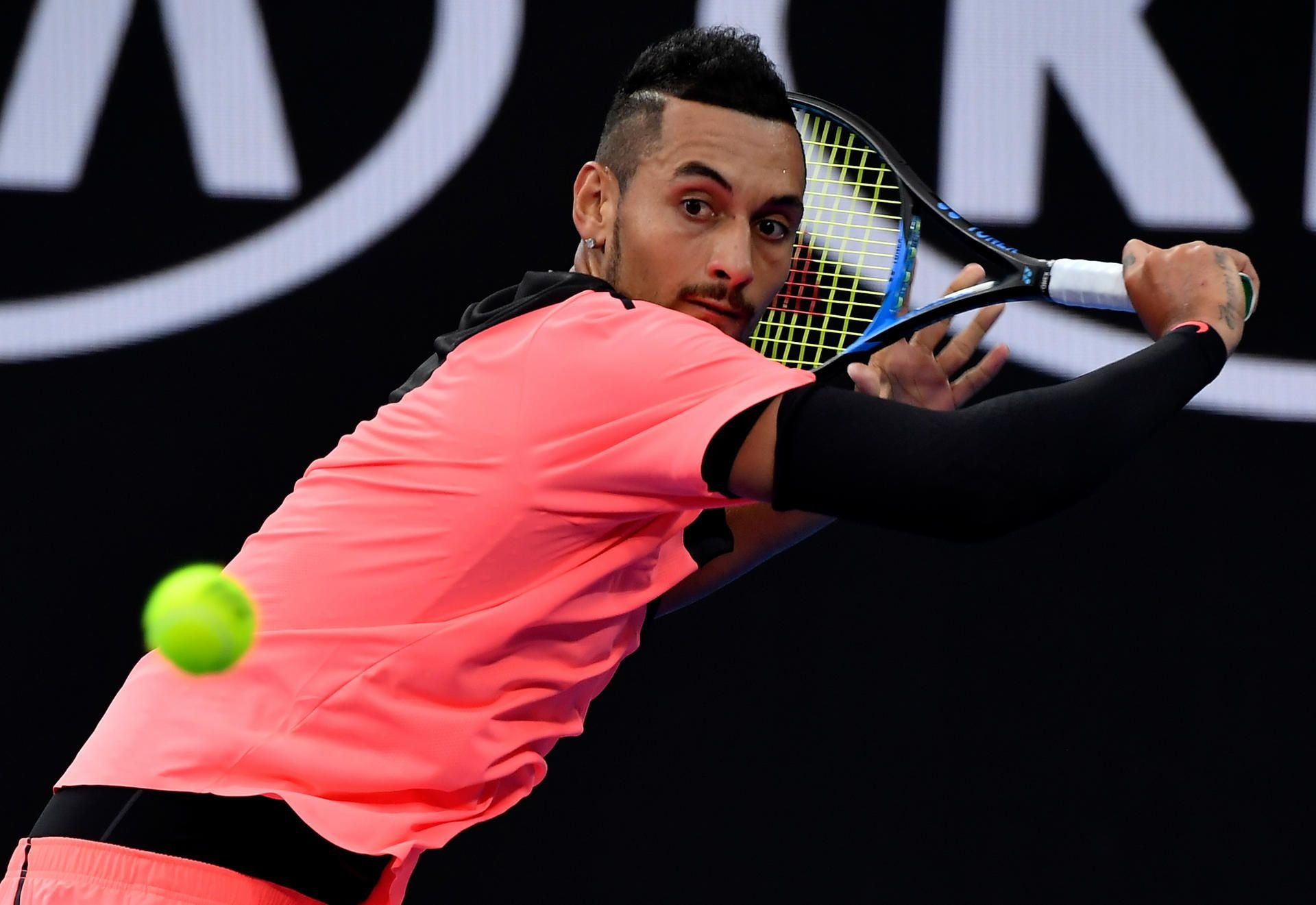 Unter anderem spielt Nick Kyrgios in dem pinken Look.
