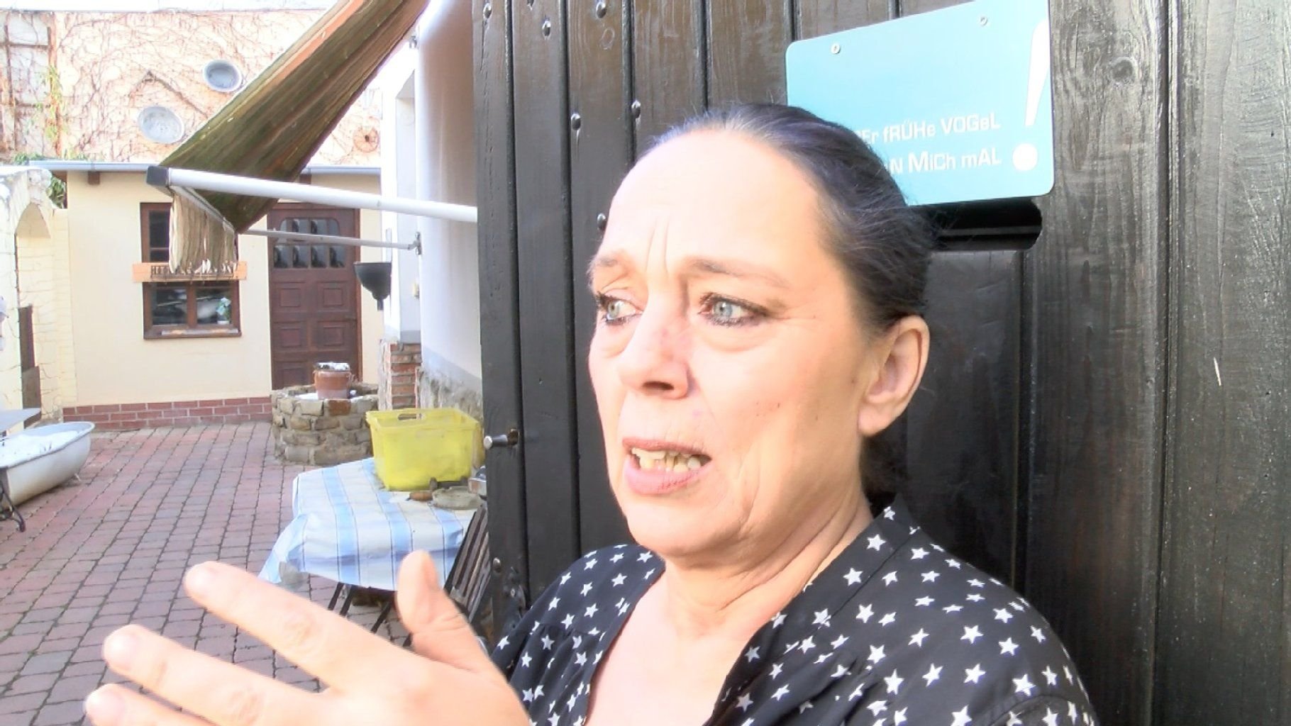 Nachbarin Silvia Pruschek ist erschrocken über die Taten.
