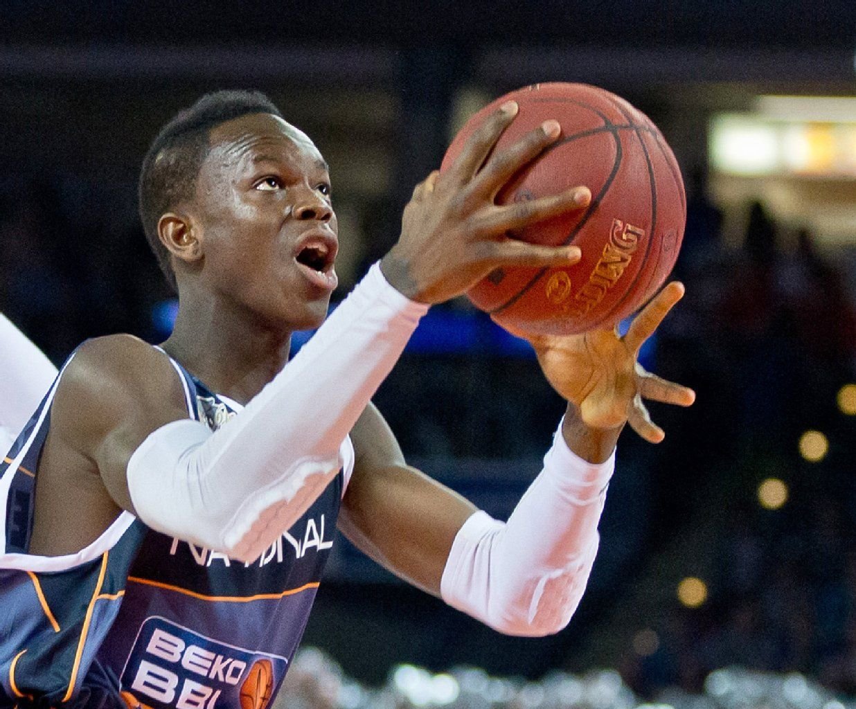 Gleich vier deutsche Talente träumen von einem Platz in der NBA. Die besten Karten beim Draft am Donnerstag hat Jungstar Dennis Schröder.