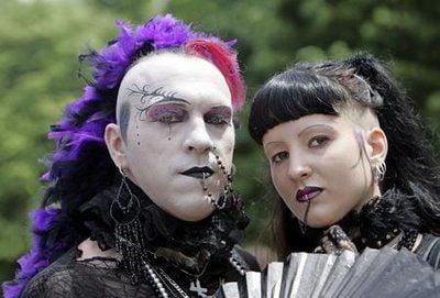 Wave-Gotik-Treffen 2007 in Leipzig (FOTO: DPA)