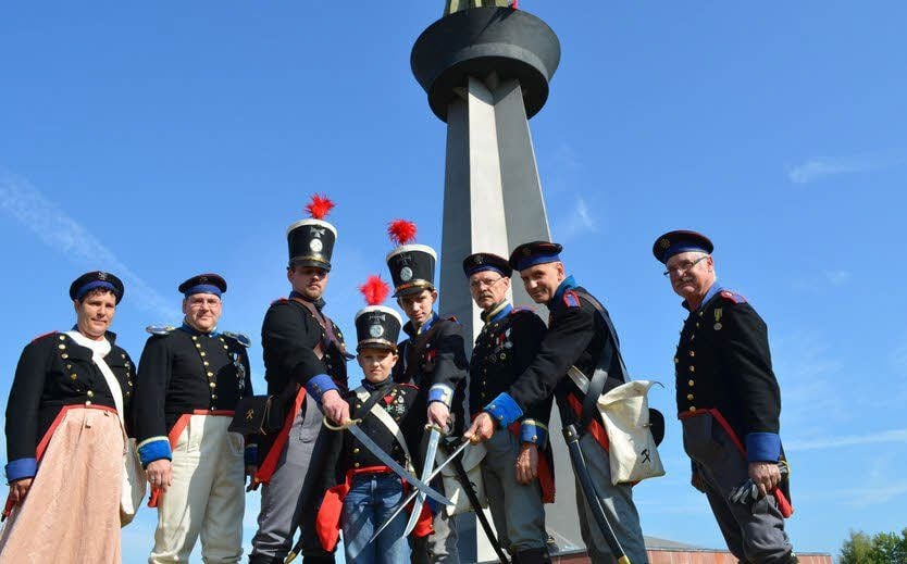 Auch das Pionierbataillon war mit dabei an der Flamme.