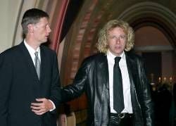 Thomas Gottschalk und Günther Jauch nach der