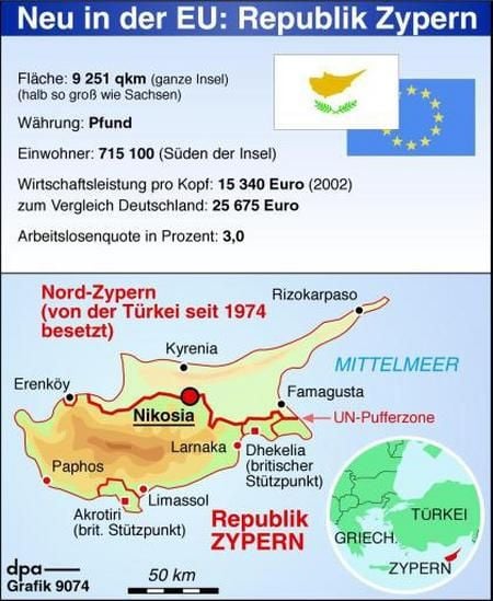 Zypern (Grafik: dpa)