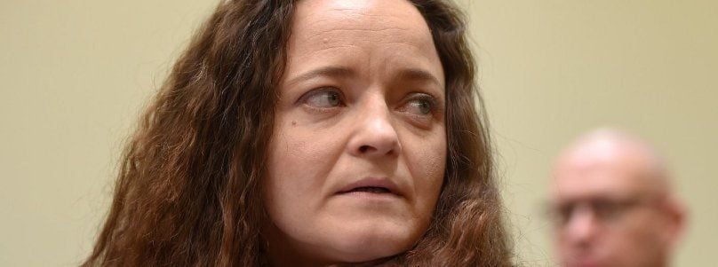 Beate Zschäpe am 9. Dezember im Münchner Gerichtssaal.