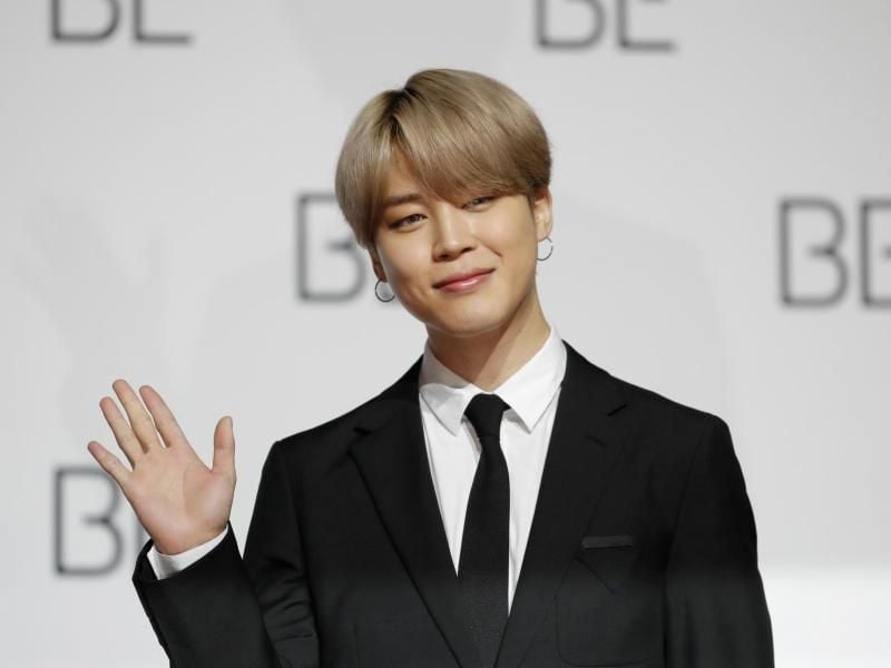Jimin stellt das neue BTS-Album in Seoul vor. Foto: Lee Jin-Man/AP/dpa