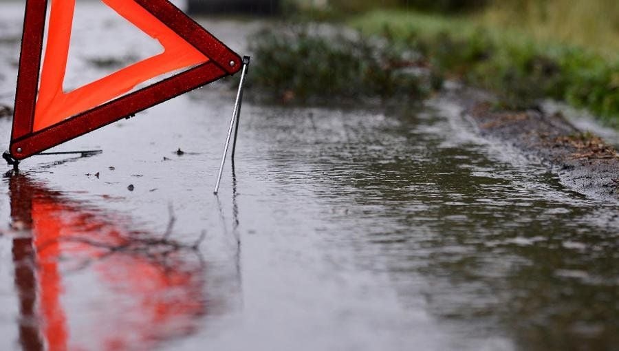 In Merseburg gab es einen Wasserrohrbruch.