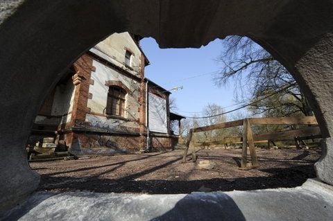 Die Terrasse am Peißnitzhaus - hier einmal aus einer ungewöhnlichen Perspektive.