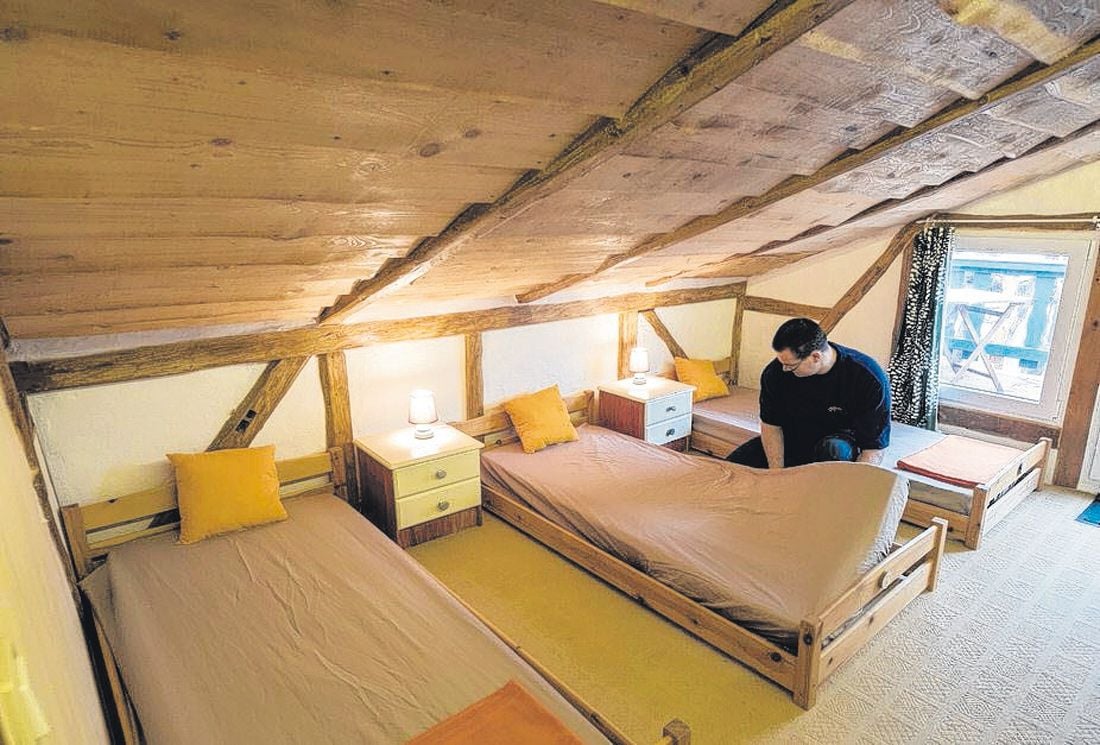 Wer übernachten will, kann ein Bett mieten - und nicht unbedingt gleich das ganze Zimmer.