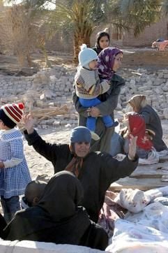 Erdbebenopfer in Iran. (Foto: dpa)