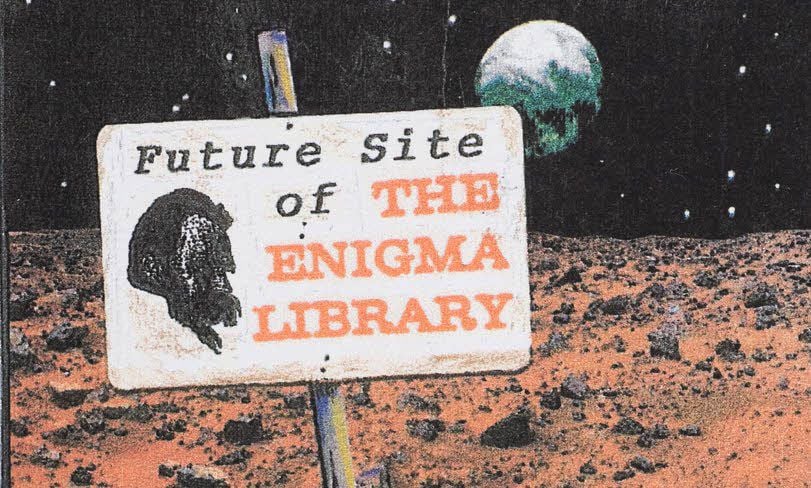Künstlerisch wirft der US-Amerikaner Earl R. Nitschke die Frage auf, was mit seiner Nietzsche-Bibliothek geschehen soll. Landet sie vielleicht auf dem Mond?
