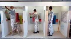 Malerlehrlinge: Der Deutsche Gewerkschaftsbund (DGB)hält die Lage am Ausbildungsmarkt in Sachsen-Anhalt für katastrophal. (Foto: dpa)