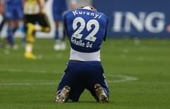 Fußball, 1. Bundesliga, 33. Spieltag, Borussia Dortmund - FC Schalke 04, Samstag (12.05.07), Signal Iduna Park, Dortmund: Der Schalker Kevin Kuranyi ist enttäuscht. Das Spiel endet 2:0. (Foto: ddp)