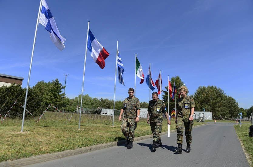 Soldaten aus zwölf Nationen sind beteiligt.