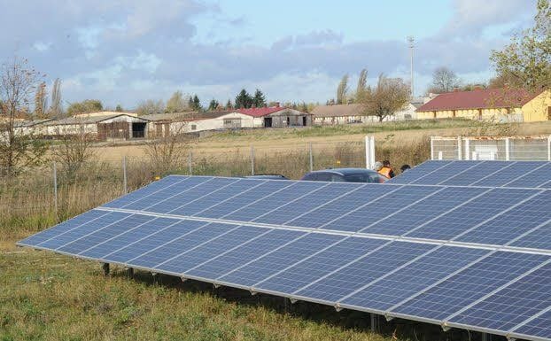 Eine Solaranlage