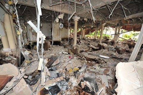 In der Nähe von Playa del Carmen ist ein Hotel explodiert. Mehrere Menschen kamen dabei ums Leben. (FOTO: DPA)