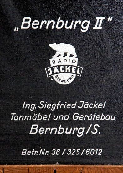 Das Radiomodell „Bernburg II“ wurde seit Ende der 1950er Jahre gefertigt.