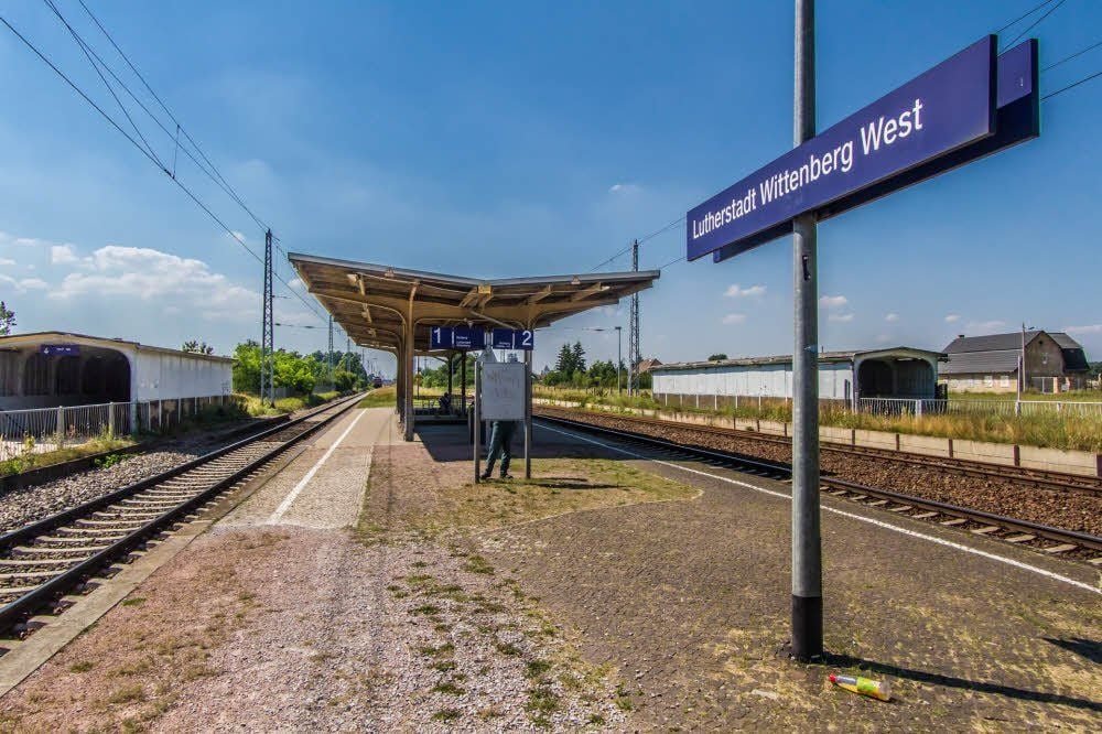 Bald ganz verlassen: Haltepunkt „Wittenberg West“