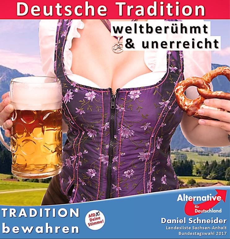 Das gepostete Wahlplakat des AfD-Politikers Daniel Schneider