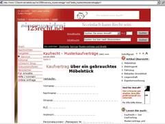 Ob Möbelkauf oder Mietprobleme - das Portal "123recht.net" bietet zu zahlreichen Rechtsfragen detaillierte Antworten oder Musterformulare (Foto: dpa)
