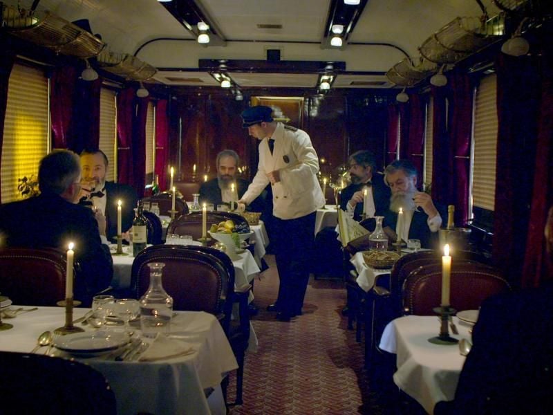 Ein prunkvoller Speisewagen im Orient-Express. Foto: ARTE France