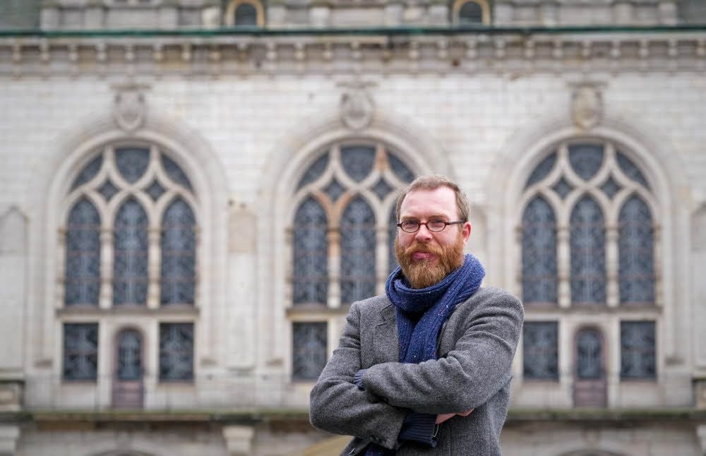 Christian Kreis als neuer Stadtschreiber im Herzen der Stadt, die ihn auch bisher schon bestens inspiriert hat.