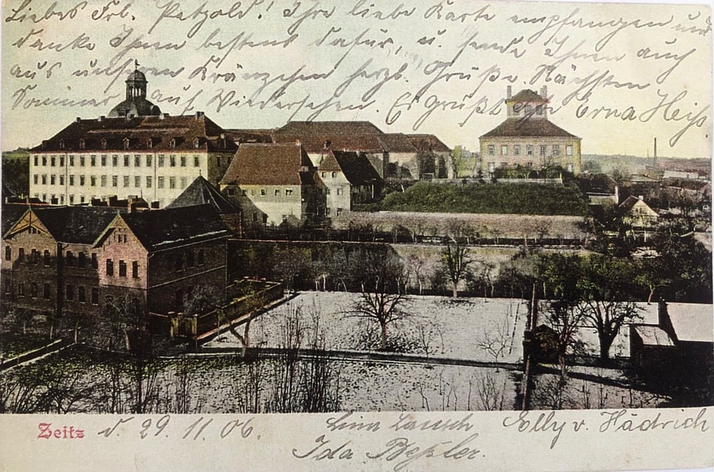 1906 ging diese Karte auf Reisen.