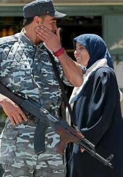 Palästinensischer Soldat