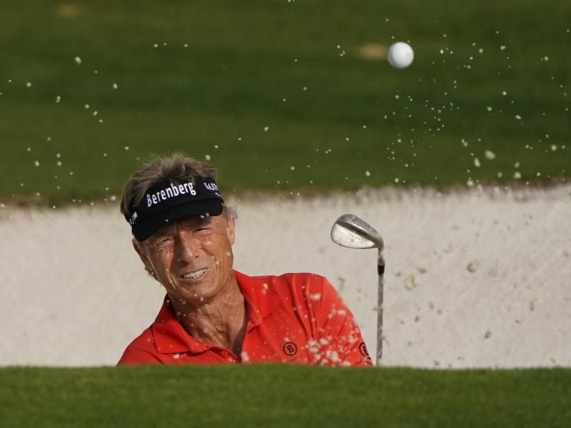 Bernhard Langer spielte eine starke erste Runde beim Masters. Foto: Chris Carlson/AP/dpa