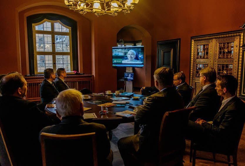 Die finnischen Gäste bei der Vorführung des Wittenberg-Films