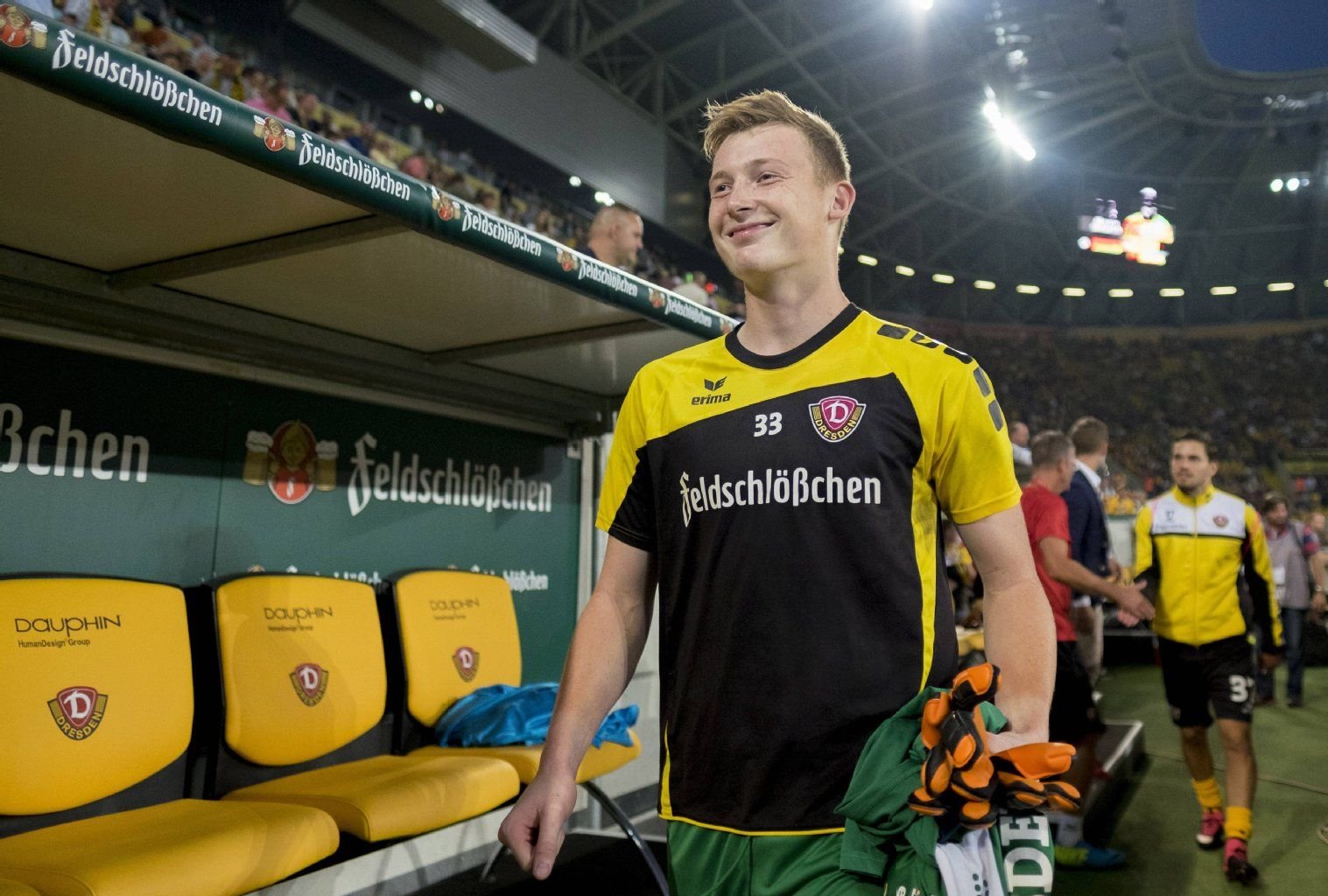 Der erst 17-jährige Markus Schubert startet am Samstag für Dynamo Dresden im Tor gegen Preußen Münster