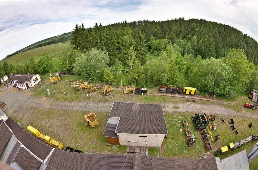 Grube Glasebach aus der Luft.