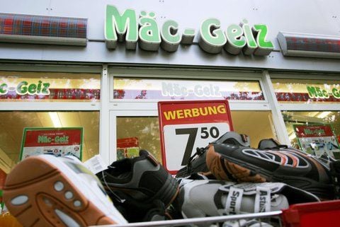 Filiale des Haushalts-Discounter «Mäc Geiz». (FOTO: DPA)