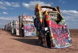 Cadillac-Ranch in Texas