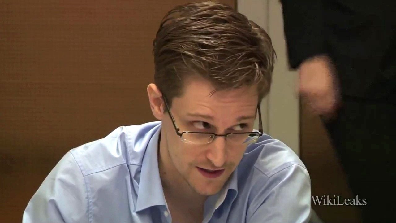 Whistleblower Edward Snowden