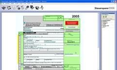 Direkt ans Finanzamt: Mit der Software «Steuersparer 2006 Deluxe» lässt sich die fertige Steuererklärung per «ELSTER-Funktion» direkt an das zuständige Amt übertragen. (Foto: dpa)
